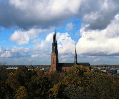Vy över Uppsala
