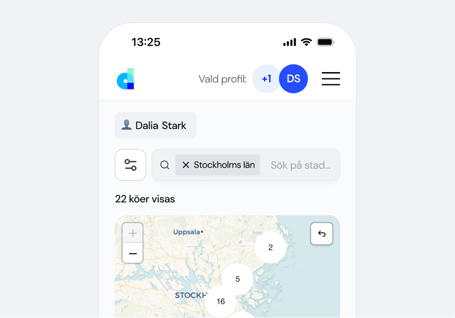 Find queues for the family